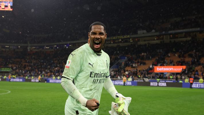 Mike Maignan derby Inter-Milan 0-3 Coppa Italia 2024-25
