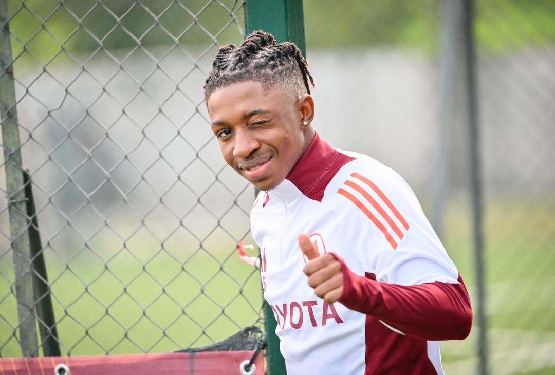 Trigoria, la rifinitura in vista della gara contro il Bologna – FOTO GALLERY - immagine 21