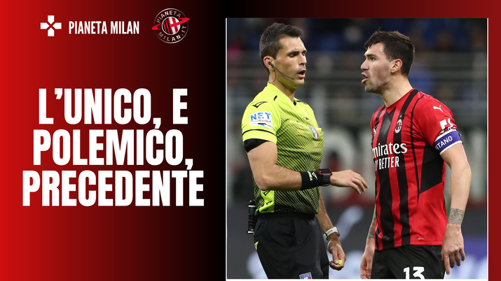 Arbitro Matteo Marchetti, qui durante Milan-Udinese 1-1 Serie A 2021/22