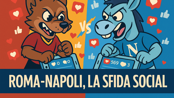 Roma-Napoli, popolarità e seguito sui social: chi vince la sfida del tifo digitale? - immagine 1