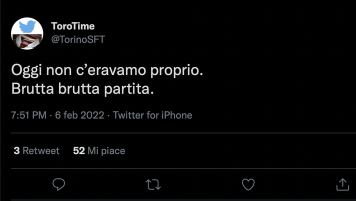 Udinese-Torino 2-0, le reazioni social: “Suicidio si ventilava, suicidio è stato” - immagine 1