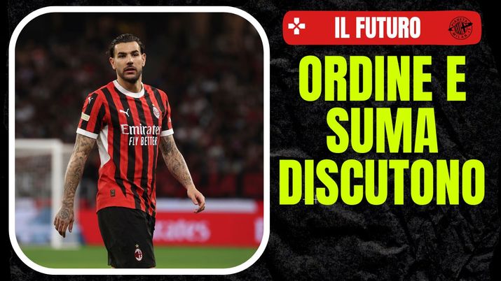 Theo Hernández AC Milan Milan-Roma amichevole Ordine Suma