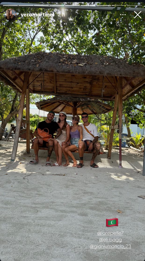 Pellegrini e Mancini in vacanza insieme alle Maldive- FOTO- immagine 2
