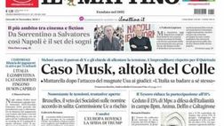 PRIMA PAGINA IL MATTINO OGGI