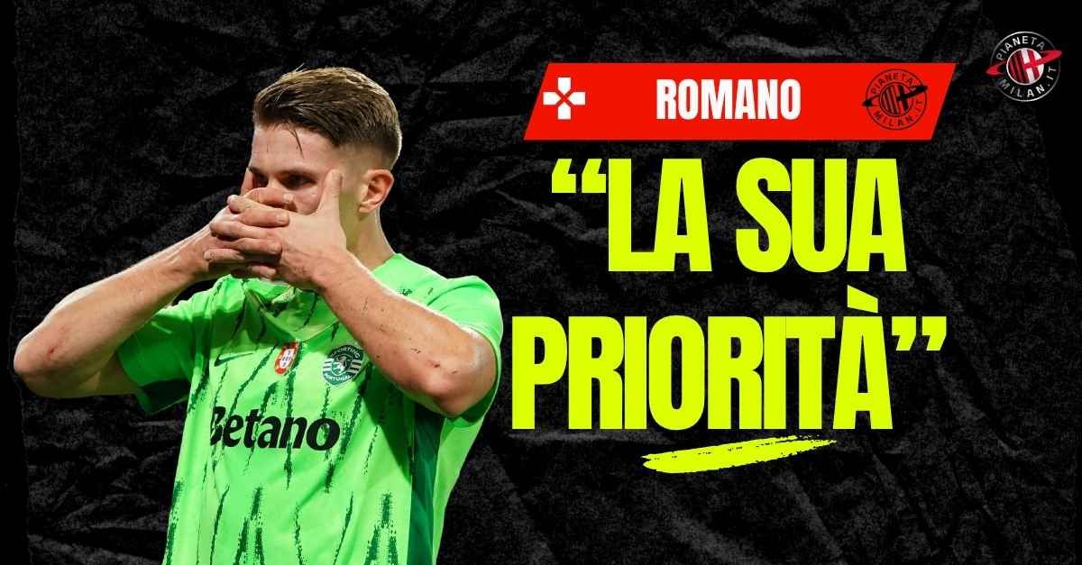 calciomercato milan romano rivela ecco cosa aspetta gyokeres
