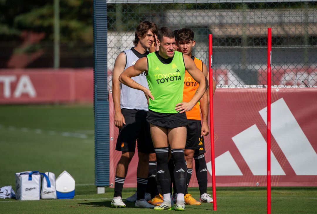 Roma, la ripresa degli allenamenti a Trigoria – FOTO GALLERY - immagine 15