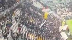 VIDEO Juve-Napoli, sfottò dei tifosi bianconeri in curva: intonato un coro napoletano