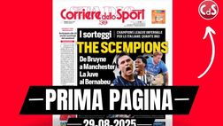Prima pagina Corriere dello Sport: oggi Lecce-Milan, Allegri perde Jashari