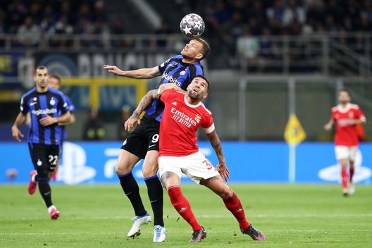 Inter-Benfica, quarti di finale di ritorno di Champions League 22/23. (Foto di Marco Luzzani/Getty Images) Inter in finale, Benfica campione? La coincidenza che infiamma il derby di Lisbona- immagine 3