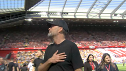Klopp, le lacrime nell’ultimo match ad Anfield con il Liverpool