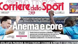 PRIMA PAGINA CORRIERE DELLO SPORT OGGI: “Anema e core”