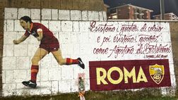 Roma, il nuovo murale dedicato a Di Bartolomei: “… poi esistono i giocatori come Ago”