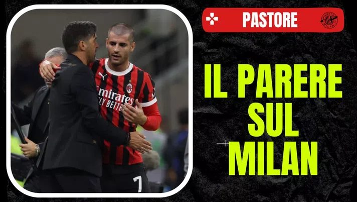Álvaro Morata AC Milan Milan-Lecce 3-0 Serie A 2024-2025 Fonseca