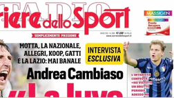 PRIMA PAGINA CORRIERE DELLO SPORT OGGI: “Napoli, Conte si supera: più punti della sua Inter”