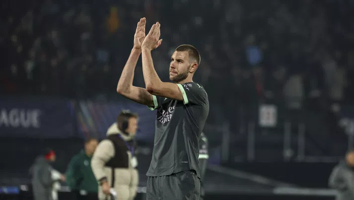 Strahinja Pavlovic AC Milan Feyenoord-Milan 1-0 Champions League 2024-2025