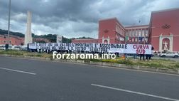 Roma, la Sud attacca Lega e Lotito: “Assecondate squadre del Nord e il senatore”