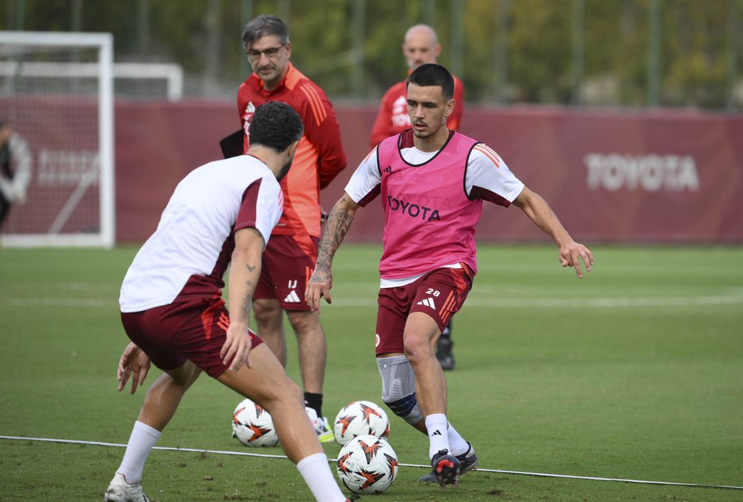 Trigoria, la ripresa degli allenamenti in vista della Dinamo Kiev – FOTO GALLERY - immagine 14