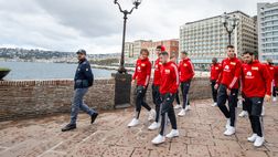GALLERY Union Berlino in giro per Napoli: la squadra visita Castel dell’Ovo