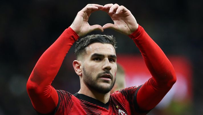 Theo Hernández AC Milan Milan-Fiorentina 1-0 Serie A 2023-2024