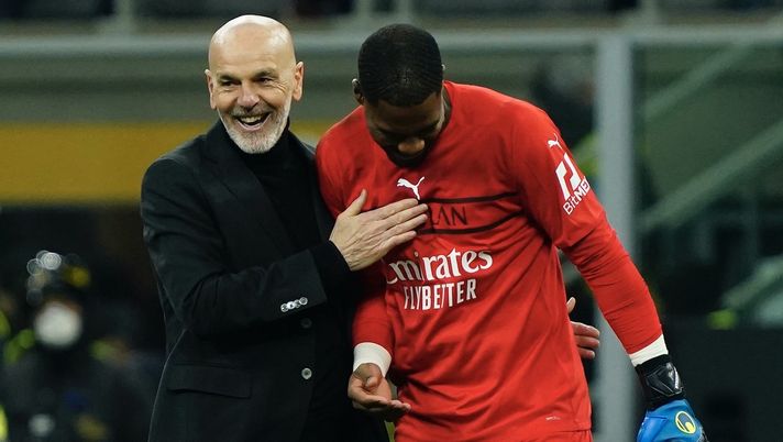 Pioli Maignan AC Milan Milan-Empoli 1-0 Serie A 2021-2022