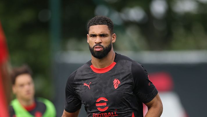 CAIRATE, ITALY - SEPTEMBER 21: Ruben Loftus-Cheek of AC Milan in action during AC Milan training session at Milanello on September 21, 2025 in Cairate, Italy. (Photo by Claudio Villa/AC Milan via Getty Images) Coppa Italia