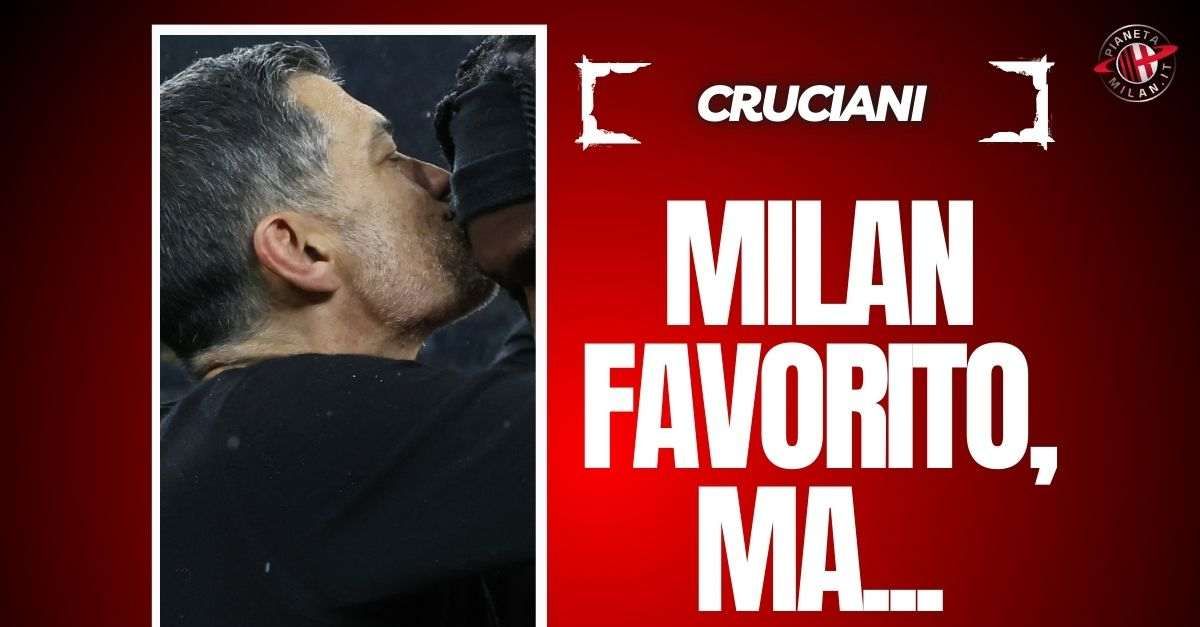 Cruciani: “Coppa Italia? Milan al 55%. Da qualche giorno …” Cruciani: “Coppa Italia? Milan al 55%. Da qualche giorno …”