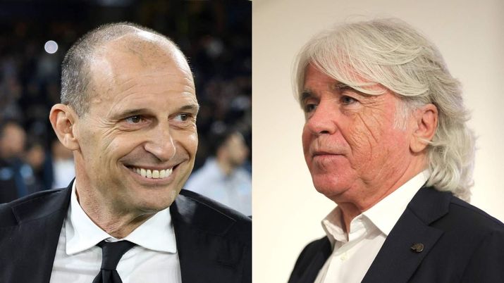 Zazzaroni difende Allegri | AC Milan News e ultime notizie (Credits Getty Images) Massimiliano Allegri e Ivan Zazzaroni, allenatore del Milan e direttore del 'Corriere dello Sport'