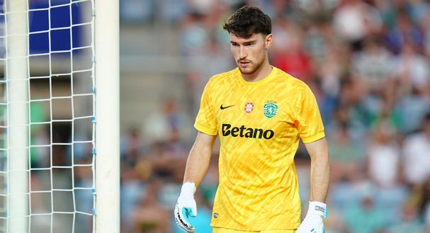 FARO, PORTUGAL - JULY 16: Franco Israel of Sporting CP during the Pre-Season Friendly match between Sporting CP and Celtic at Estadio Algarve on July 16, 2025 in Faro, Portugal. (Photo by Gualter Fatia/Getty Images)