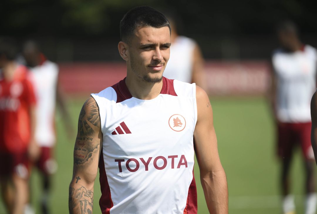 Roma, a Trigoria ritmo alto e la visita di Rocca – FOTO GALLERY - immagine 28