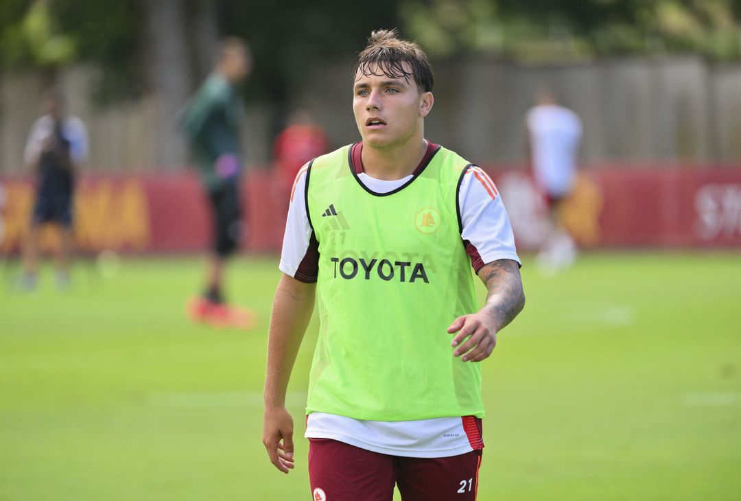 Roma, allenamento a Trigoria senza i nazionali – FOTO GALLERY - immagine 24