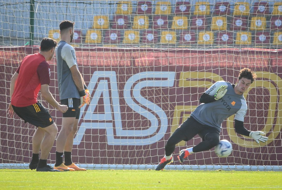 Trigoria, ultima rifinitura della stagione alla viglia dell’Empoli – FOTOGALLERY - immagine 21