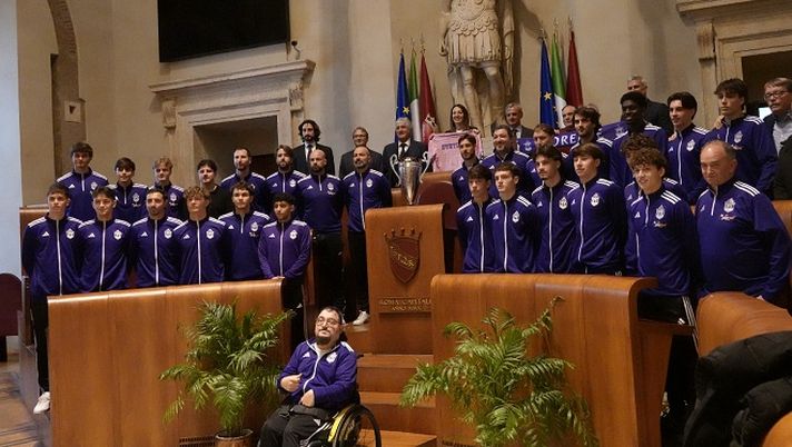 Boreale premiata in Campidoglio: presenti Ubaldo Righetti e il padre di Bove - immagine 1