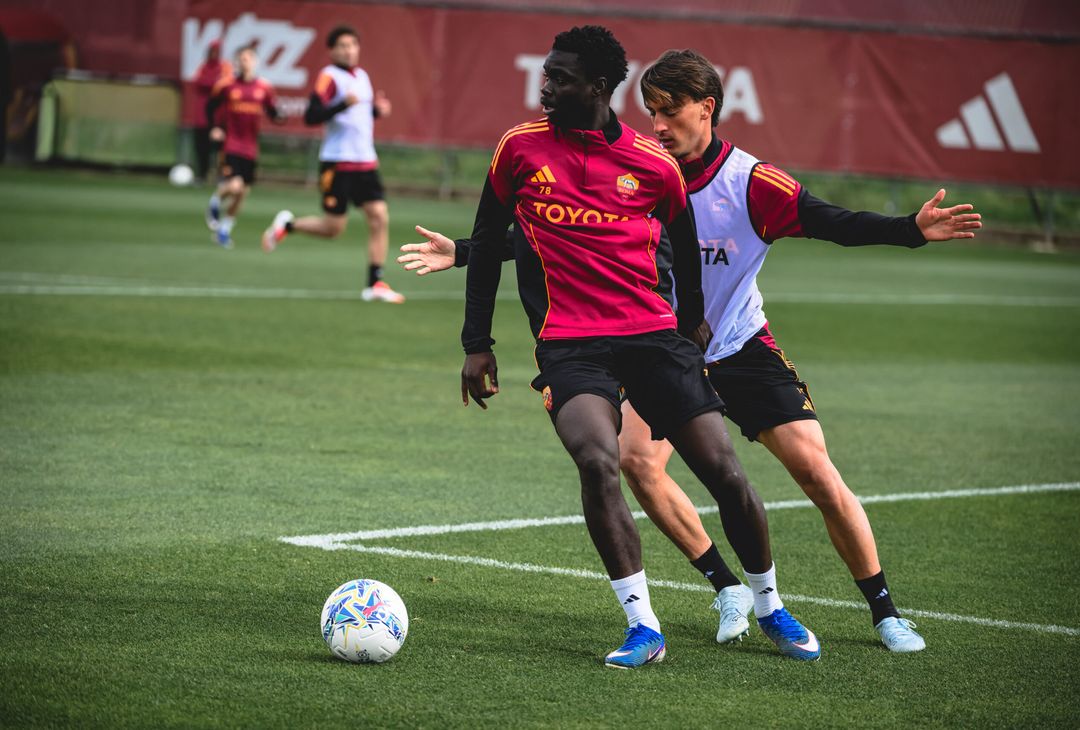 Verso Inter-Roma: l’allenamento dei giallorossi, c’è Soulé – FOTO GALLERY - immagine 5