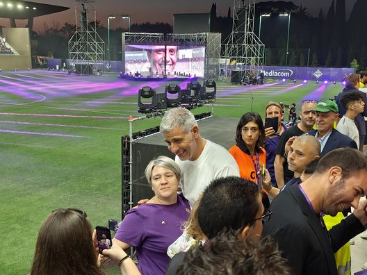 L’emozione di Commisso, l’inno cantato: rivivi l’inaugurazione del Viola Park - immagine 8