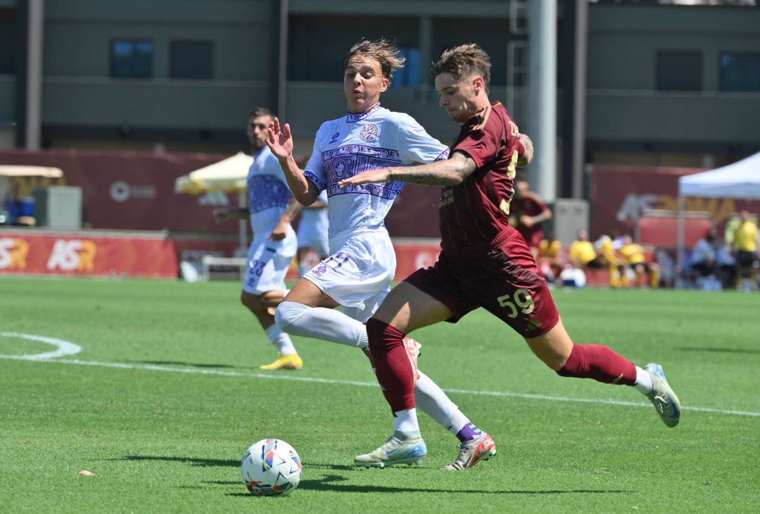 Roma, scarico a Trigoria e partitella con l’Ostiamare – FOTO GALLERY - immagine 2