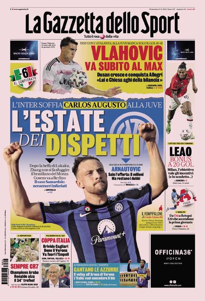 La Gazzetta dello Sport 13-08-2023