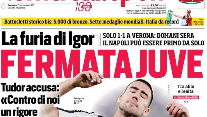Il Napoli sui media: le prime pagine dei quotidiani di oggi- immagine 1