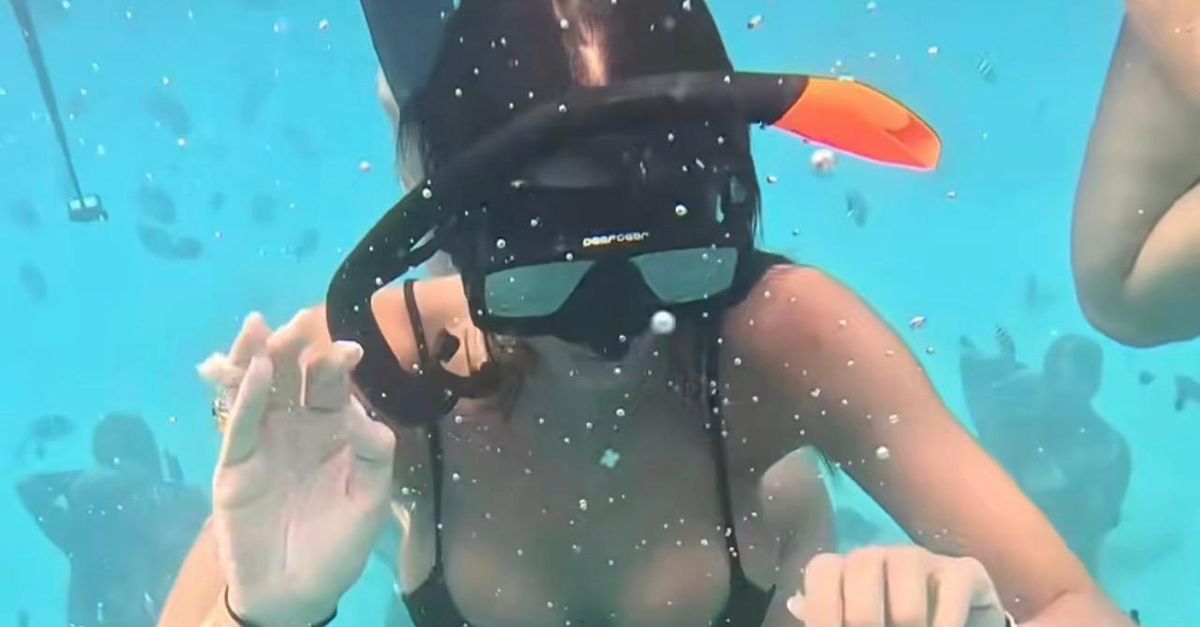 VIDEO / Antonella Fiordelisi fa snorkeling in Indonesia: le immagini sono spettacolari