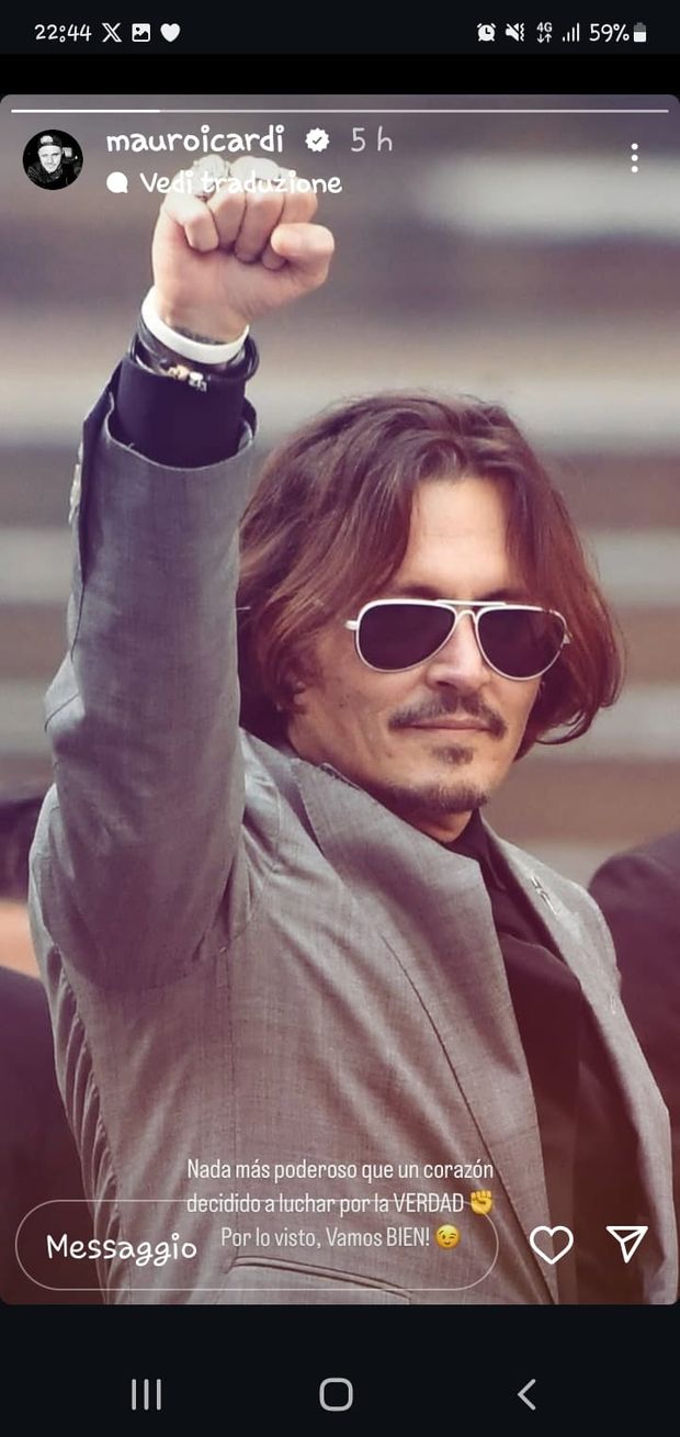 Icardi, altro riferimento a Depp: “Niente di più potente…”- immagine 3