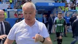 Cagliari, i calciatori fanno gavettone a Ranieri: l’esilarante reazione del tecnico