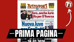 Prima pagina Tuttosport: “Nuova Juve per Spalletti. Rinnovo vicino. Torino, anche Juric tifa D’Aversa”