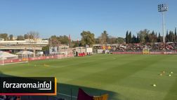 VIDEO – Roma, l’inno risuona al Tre Fontane durante l’allenamento aperto ai tifosi