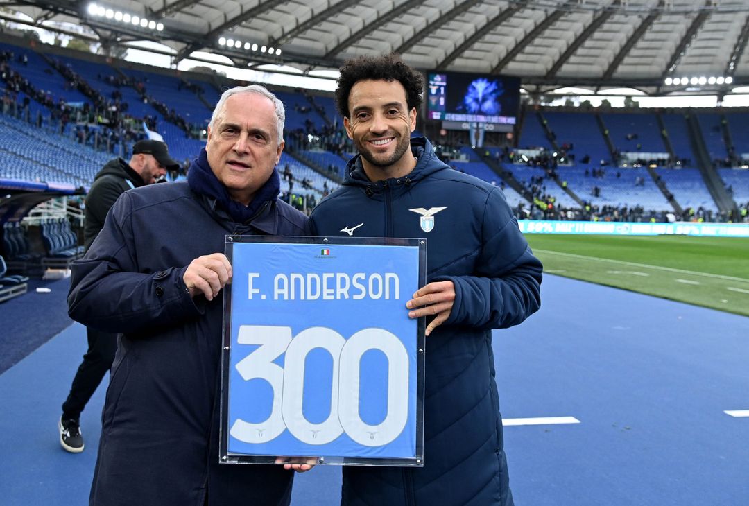 Lotito e Felipe Anderson