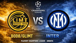 Bodø/Glimt-Inter domani ore 21: Sky, Prime o in chiaro? Dove vederla in tv e streaming