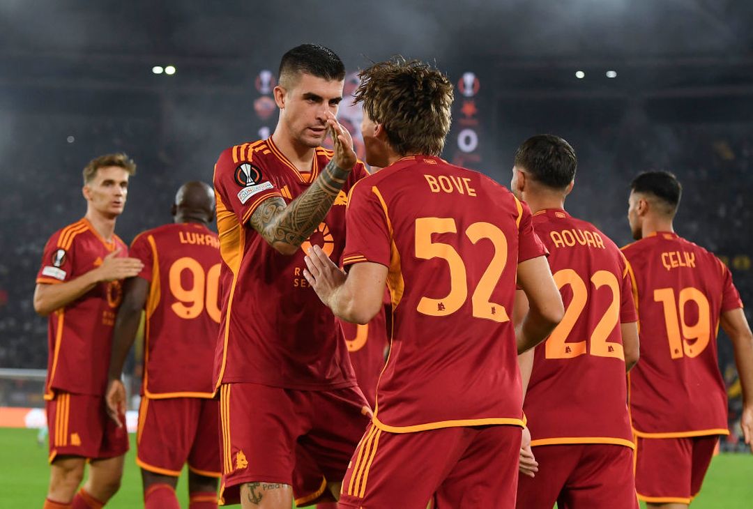 Roma-Slavia Praga 2-0 – FOTO GALLERY - immagine 57