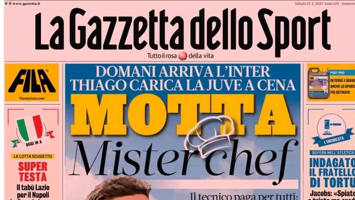 PRIMA PAGINA GAZZETTA DELLO SPORT OGGI: “Inzaghi al rinnovo, ci metto la firma”