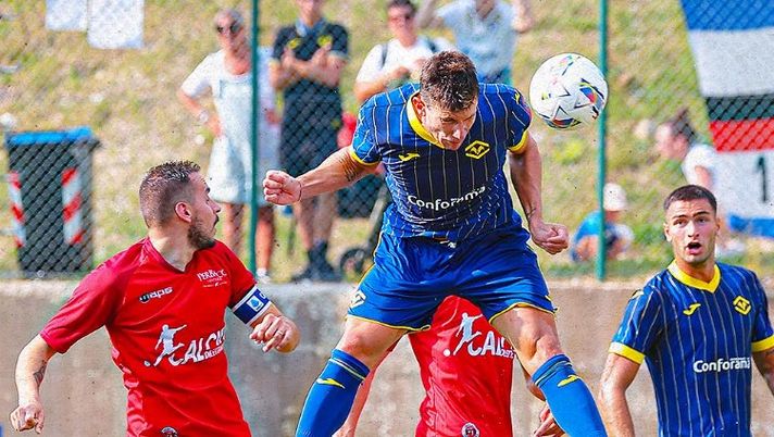 Foto Hellas Verona FC  Verona, 4 gol alla Top 22 dilettanti nella prima amichevole a Folgaria - immagine 1