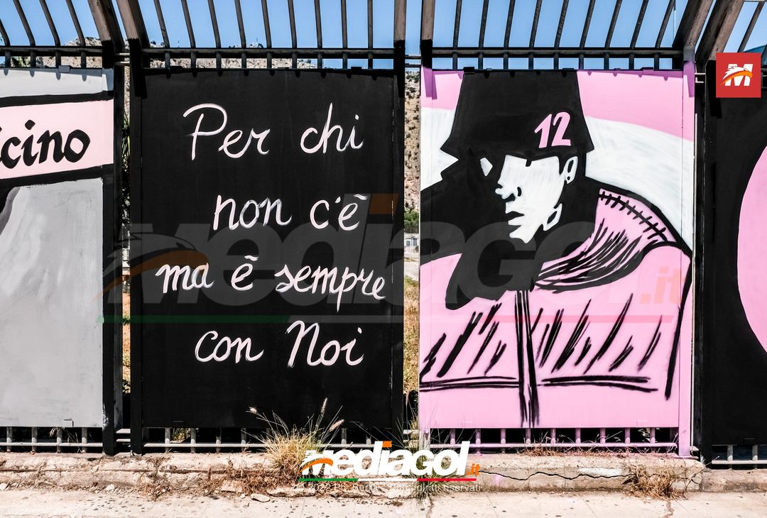FOTO: I nuovi murales dello stadio ‘Renzo Barbera’ di Palermo (Gallery) - immagine 25