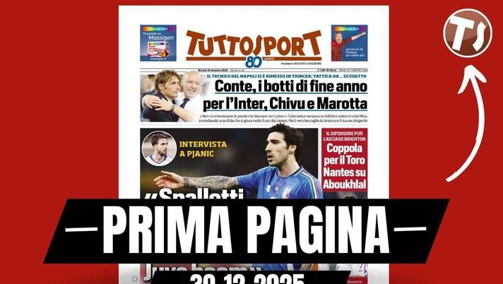 Prima pagina Tuttosport: 'Milan-Maignan, mosse antigelo per il rinnovo di contratto'