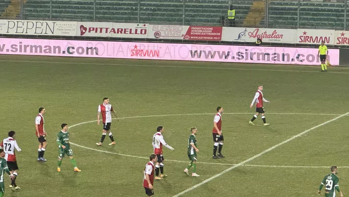 FINALE | PADOVA-PRO VERCELLI 1-1 (30′ aut. Fusi, 61′ Perrotta) - immagine 1